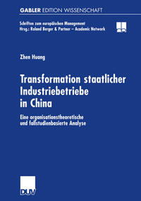Vorderes Coverbild Transformation staatlicher Industriebetriebe in China