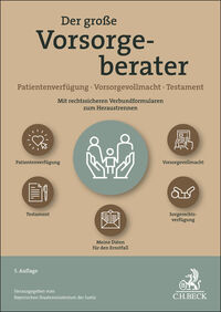 Vorderes Coverbild Der große Vorsorgeberater