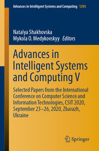 Vorderes Coverbild Advances in Intelligent Systems and Computing V