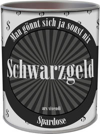 Vorderes Coverbild Spardose »Schwarzgeld«