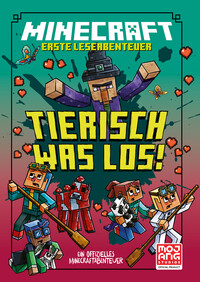 Vorderes Coverbild Minecraft Erste Leseabenteuer - Tierisch was los!
