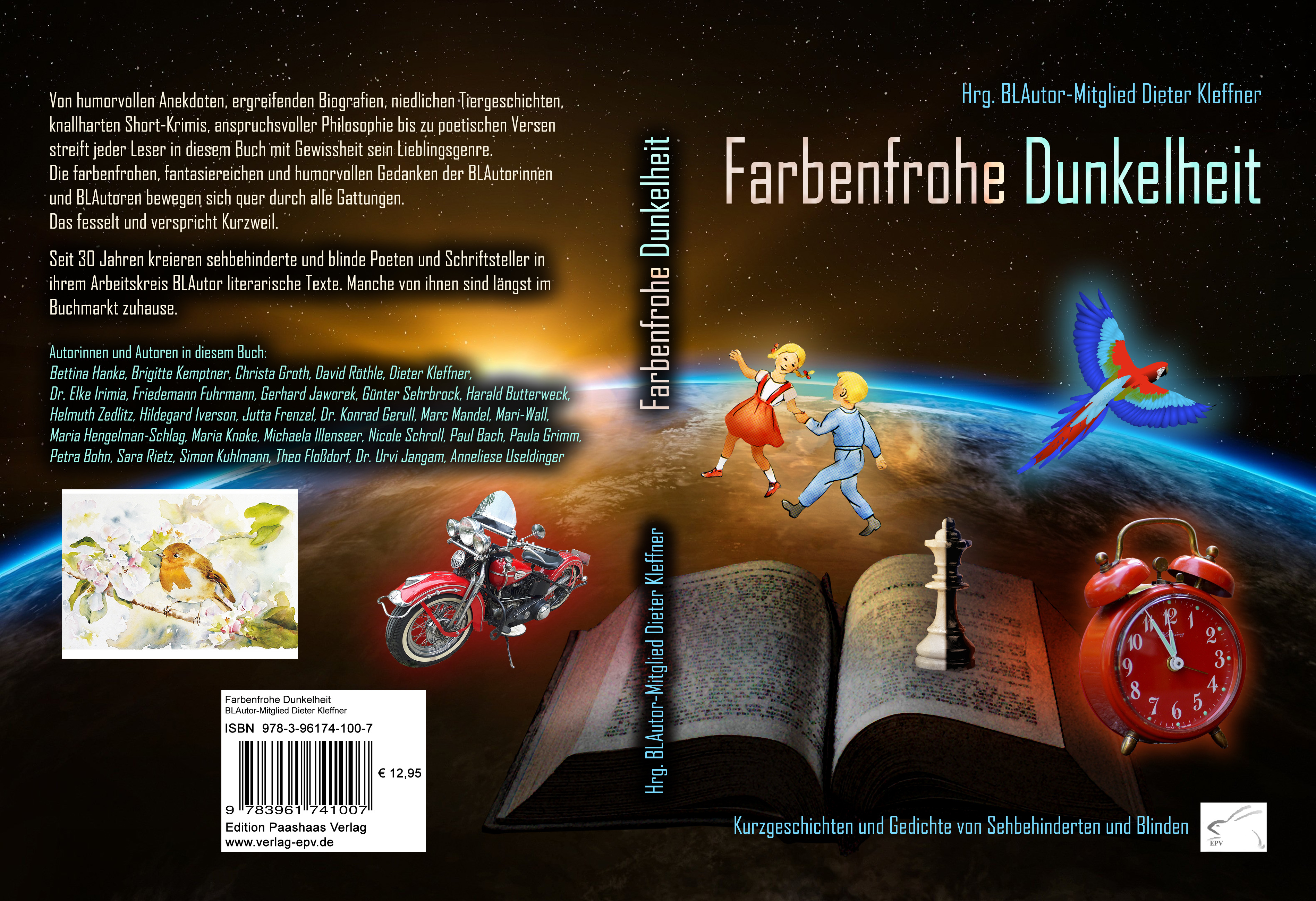 Gesamtes Coverbild Farbenfrohe Dunkelheit
