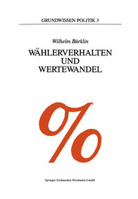Vorderes Coverbild Wählerverhalten und Wertewandel