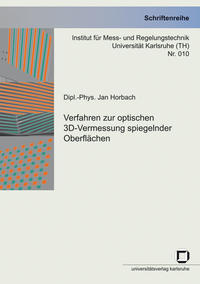 Vorderes Coverbild Verfahren zur optischen 3D-Vermessung spiegelnder Oberflächen