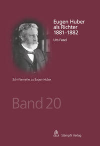 Vorderes Coverbild Eugen Huber als Richter 1881-1882