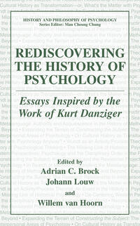 Vorderes Coverbild Rediscovering the History of Psychology