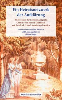 Vorderes Coverbild Ein Heiratsnetzwerk der Aufklärung.