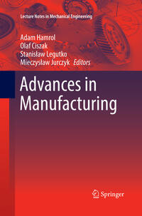 Vorderes Coverbild Advances in Manufacturing