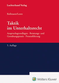 Vorderes Coverbild Taktik im Unterhaltsrecht