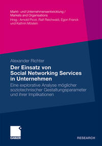 Vorderes Coverbild Der Einsatz von Social Networking Services in Unternehmen