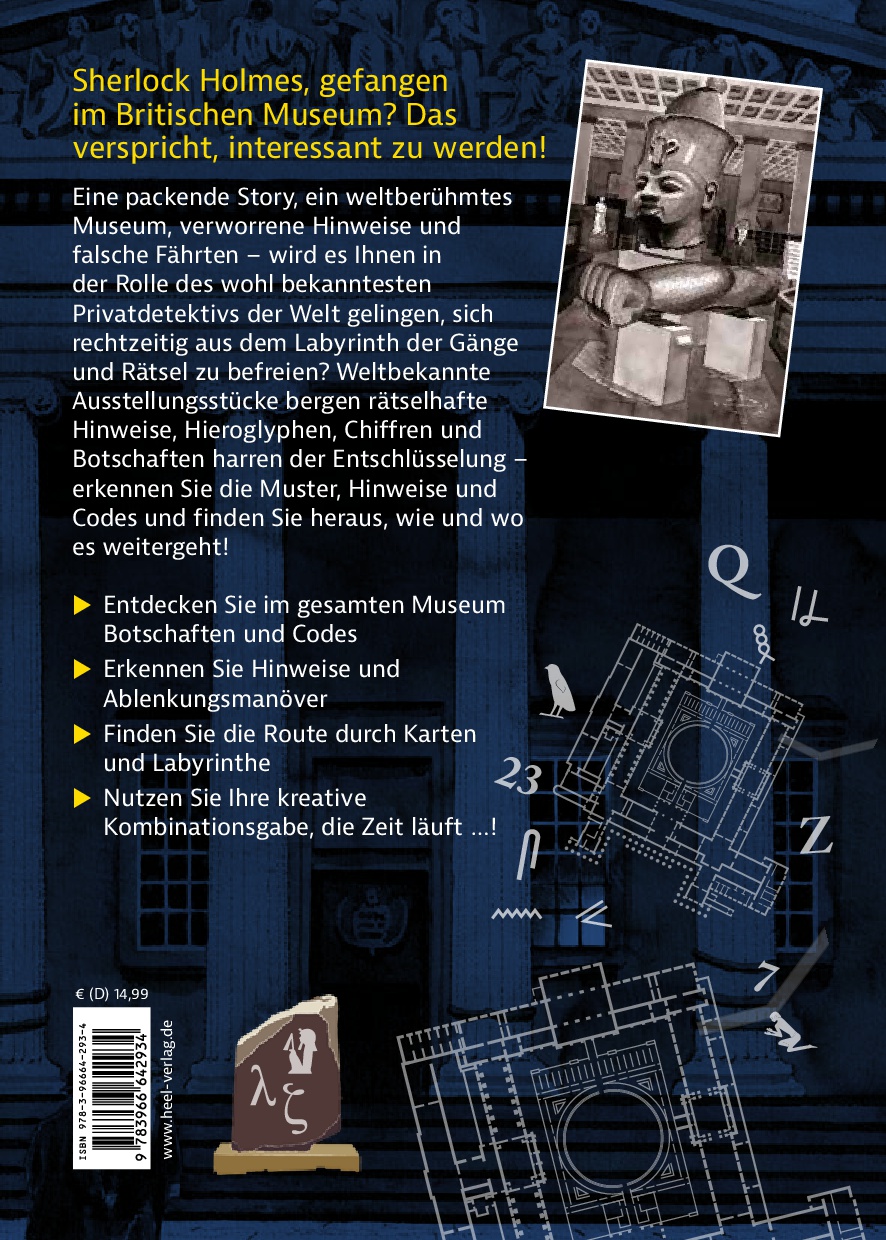 Rückseitencover Sherlock Holmes - Das Escape Buch 2