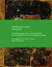 Vorderes Coverbild Feinbäckerei in Europa Anfang 1900