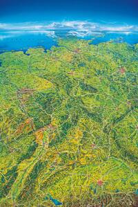 Vorderes Coverbild Marco Polo Das Große Deutschland Panorama (Format 100 x 150 cm), plano in Hülse
