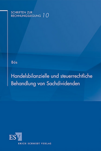 Vorderes Coverbild Handelsbilanzielle und steuerrechtliche Behandlung von Sachdividenden