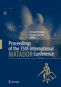 Vorderes Coverbild Proceedings of the 35th International MATADOR Conference