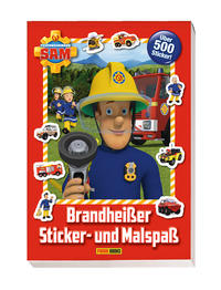 Vorderes Coverbild Feuerwehrmann Sam: Brandheißer Sticker- und Malspaß