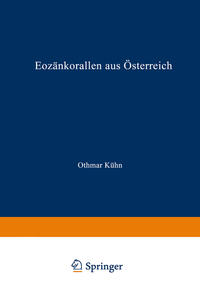 Vorderes Coverbild Eozänkorallen aus Österreich