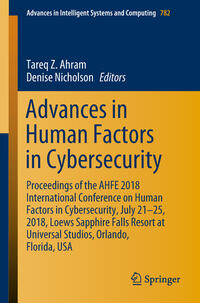 Vorderes Coverbild Advances in Human Factors in Cybersecurity