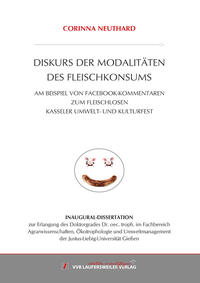 Vorderes Coverbild DISKURS DER MODALITÄTEN DES FLEISCHKONSUMS