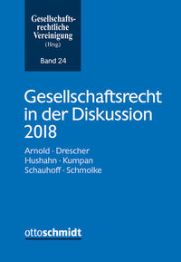 Vorderes Coverbild Gesellschaftsrecht in der Diskussion 2018