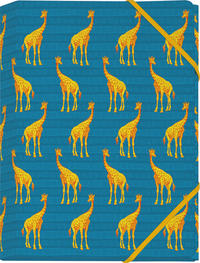 Vorderes Coverbild Die Tiere Afrikas Mini-Sammelmappe Motiv Giraffe