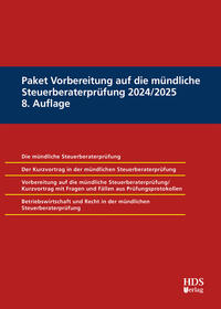 Vorderes Coverbild Paket Vorbereitung auf die mündliche Steuerberaterprüfung 2024/2025