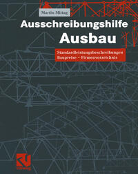 Vorderes Coverbild Ausschreibungshilfe Ausbau