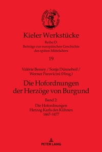 Vorderes Coverbild Die Hofordnungen der Herzöge von Burgund