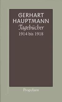 Vorderes Coverbild Tagebücher 1914 bis 1918