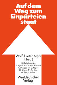 Vorderes Coverbild Auf dem Weg zum Einparteienstaat