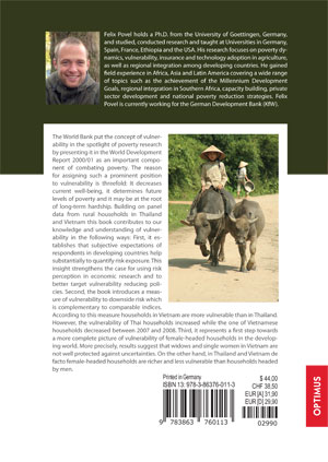 Rückseitencover Poverty and Vulnerability in Southeast Asia