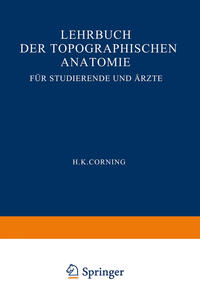 Vorderes Coverbild Lehrbuch der topographischen Anatomie für Studierende und Ärzte