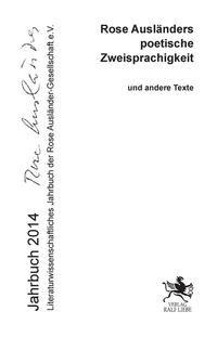 Vorderes Coverbild Rose Ausländers poetische Zweisprachigkeit