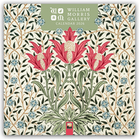 Vorderes Coverbild William Morris Gallery 2026 – Original Flame Tree Publishing-Kalender [Kalender]