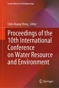 Vorderes Coverbild Proceedings of the 10th International Conference on Water Resource and Environment