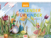 Vorderes Coverbild Kalender für Kinder mit Kilian dem Kraxelmann 2025