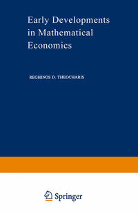 Vorderes Coverbild Early Developments in Mathematical Economics