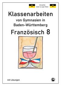 Vorderes Coverbild Französisch 8 (nach À plus!) - Klassenarbeiten von Gymnasien (G8) aus NRW mit Lösungen