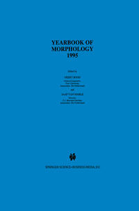 Vorderes Coverbild Yearbook of Morphology 1995