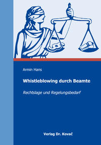 Vorderes Coverbild Whistleblowing durch Beamte