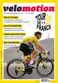Vorderes Coverbild Velomotion - Tour de France 2025