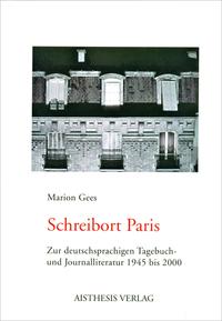 Vorderes Coverbild Schreibort Paris