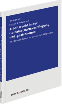 Vorderes Coverbild Arbeitsrecht in der Gemeinschaftsverpflegung und -gastronomie