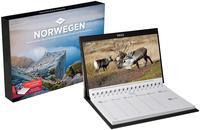 Vorderes Coverbild Norwegen Tischkalender 2022