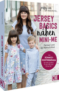 Vorderes Coverbild Jersey Basics nähen: Mini-Me