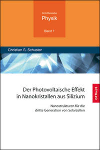 Vorderes Coverbild Der Photovoltaische Effekt in Nanokristallen aus Silizium