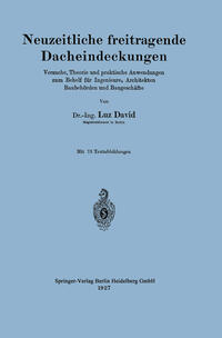 Vorderes Coverbild Neuzeitliche freitragende Dacheindeckungen