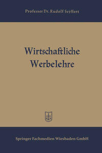 Vorderes Coverbild Wirtschaftliche Werbelehre