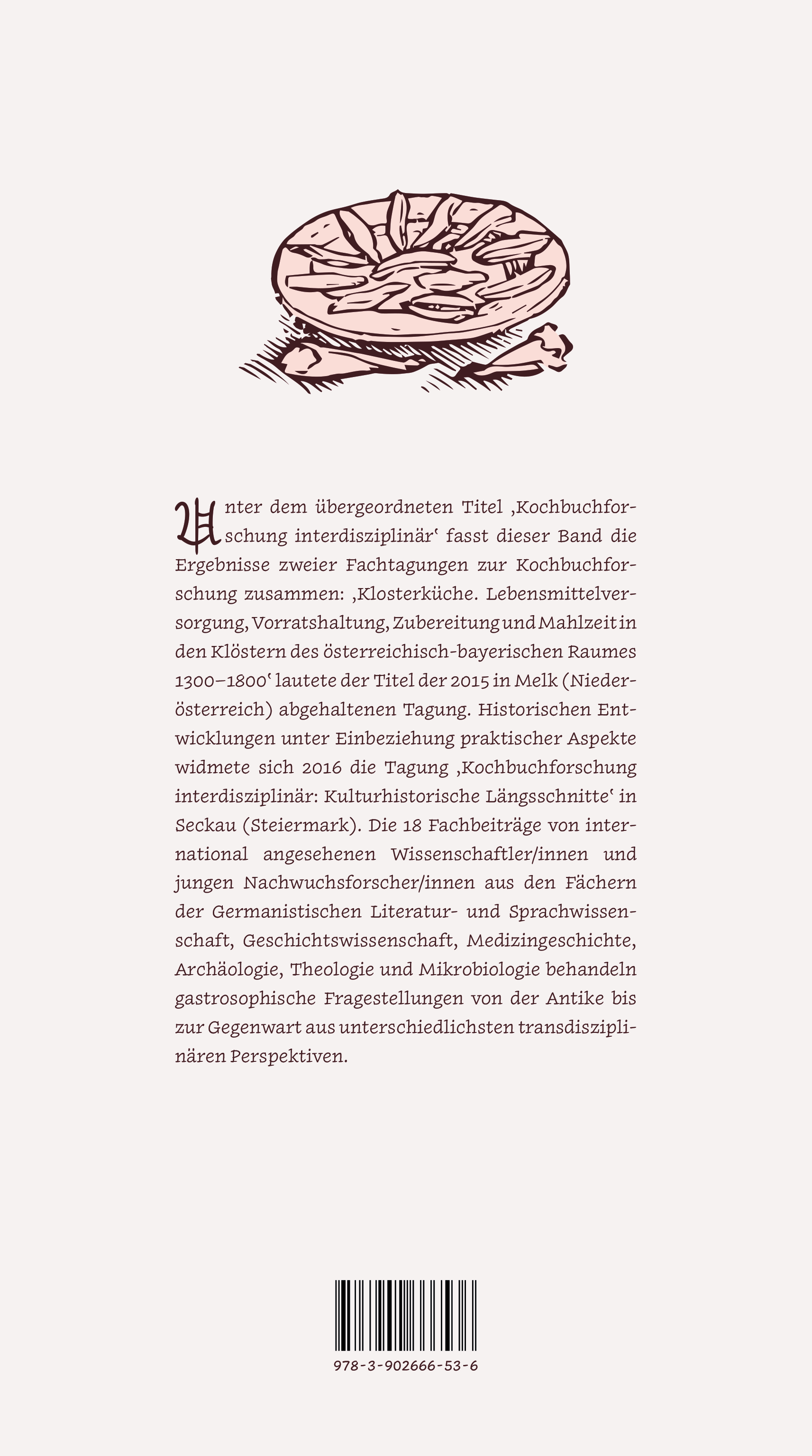 Rückseitencover Kochbuchforschung interdisziplinär
