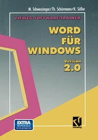 Vorderes Coverbild Vieweg Software-Trainer Word für Windows 2.0